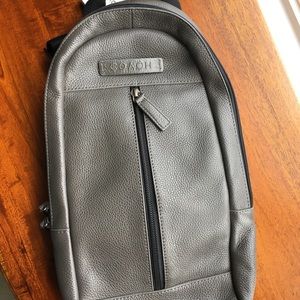 Black Mens Coach Sling Bag